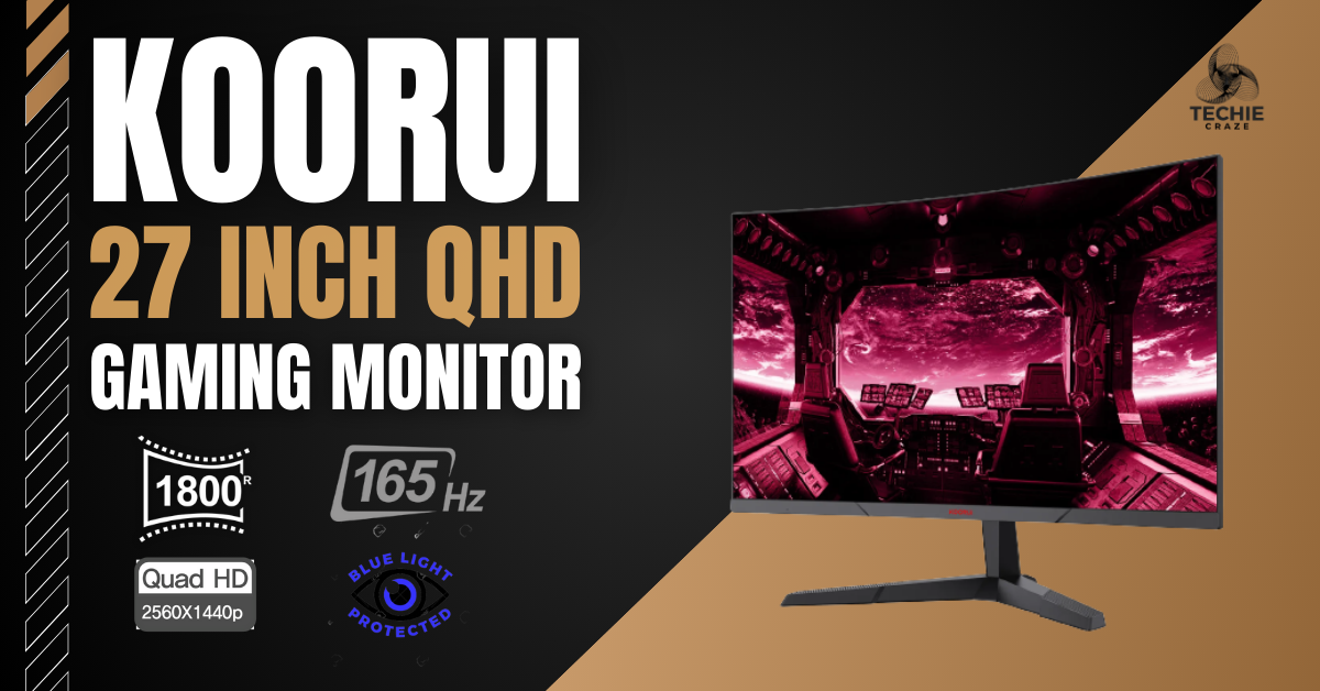 KOORUI 27 Inch QHD Gaming Monitor